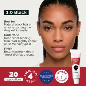 Contents of RB RENATA BEAUTY Tint Kit including developer and brush