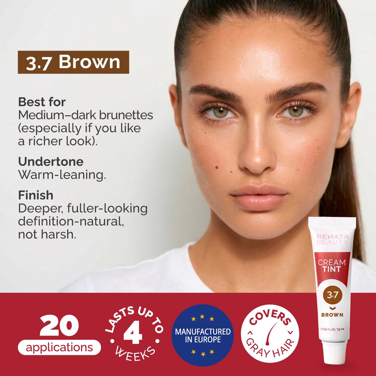 Contents of RB RENATA BEAUTY Tint Kit including dye and application brush