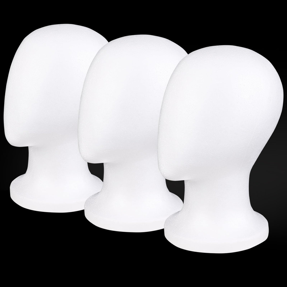 COOKOO Foam Mannequin Head Stand front view