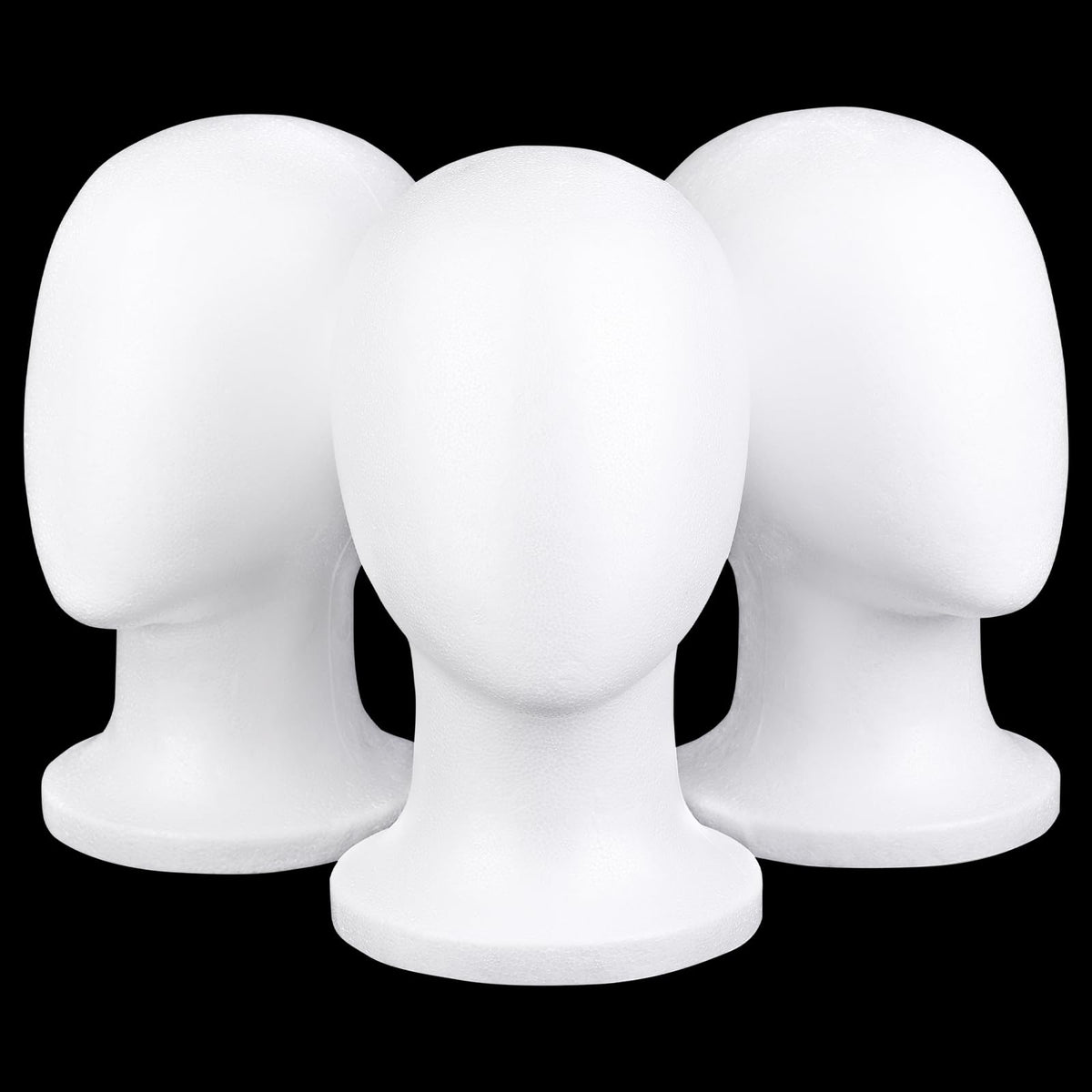 COOKOO Foam Mannequin Head Stand side view