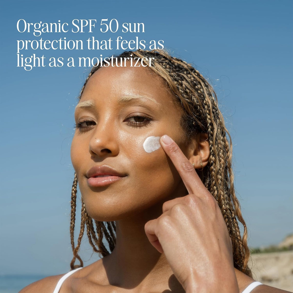 COOLA Organic Face Sunscreen SPF 50 side view