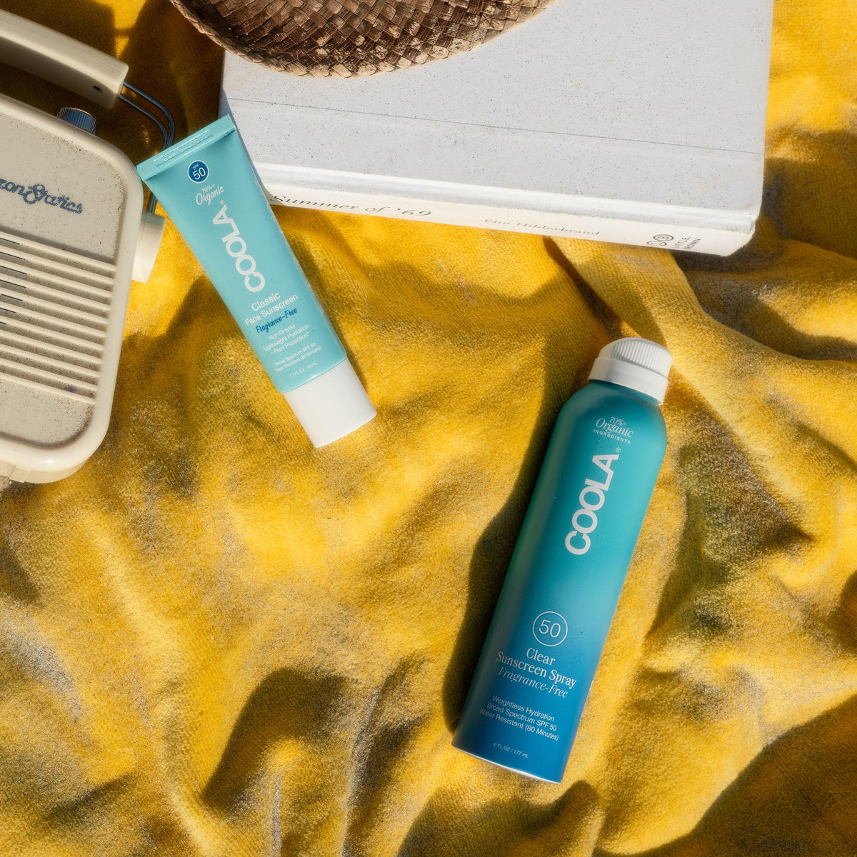 COOLA Organic Face Sunscreen SPF 50 with natural ingredients