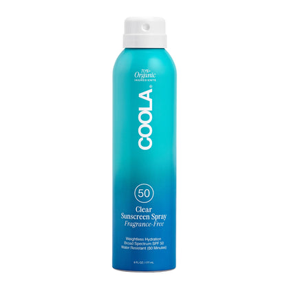 COOLA Organic Sunscreen SPF 50 Spray 6 Fl Oz front view