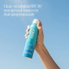 COOLA Organic Sunscreen SPF 50 Spray 6 Fl Oz side view