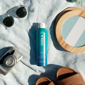 COOLA Organic Sunscreen SPF 50 Spray 6 Fl Oz spray nozzle