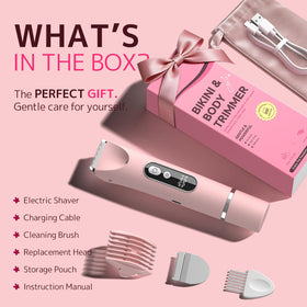 CoolHair Bikini Trimmer side view with protective guard