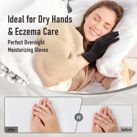 COOLJOB Moisturizing Gloves laid flat on a table