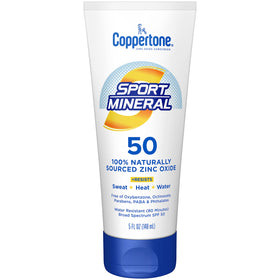 Coppertone Sport Mineral Sunscreen Lotion SPF 50 front view