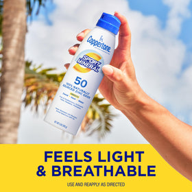 Coppertone Sport Mineral Sunscreen Spray SPF 50 ingredients list