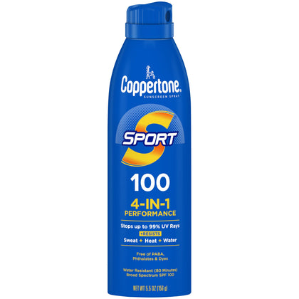 Coppertone Sport Sunscreen Spray SPF 15 front view