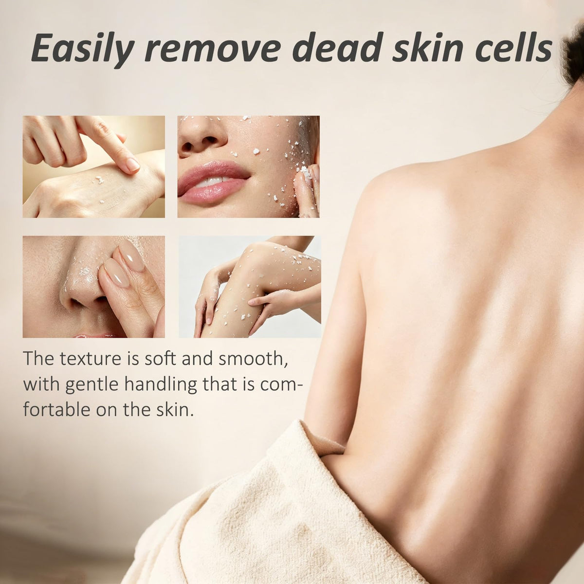 CORACODE Triple Enzyme Green Tea Exfoliating Aqua Peel Gel in use