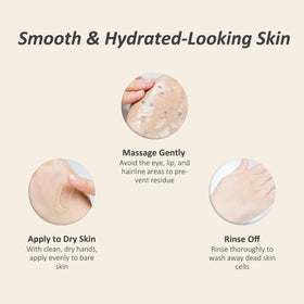 CORACODE Triple Enzyme Green Tea Exfoliating Aqua Peel Gel on hands