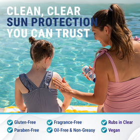 Coral Isles SPF 30 Lotion application on skin