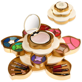 CoralBeau All In One Makeup Kit flower-shaped packaging front view