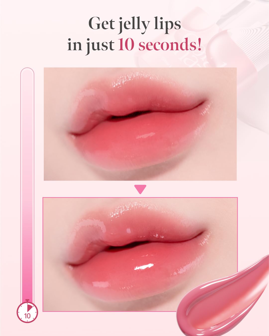 CORALHAZE Glow Lock Jelly Tint 106 Chewy in a handbag