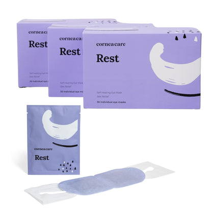 CorneaCare Rest self heating warm compress front view