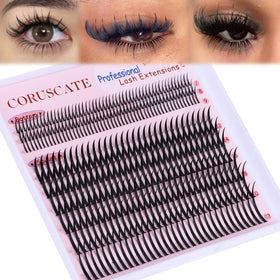 CORUSCATE Lash Clusters spiky design with 12-22mm spikes
