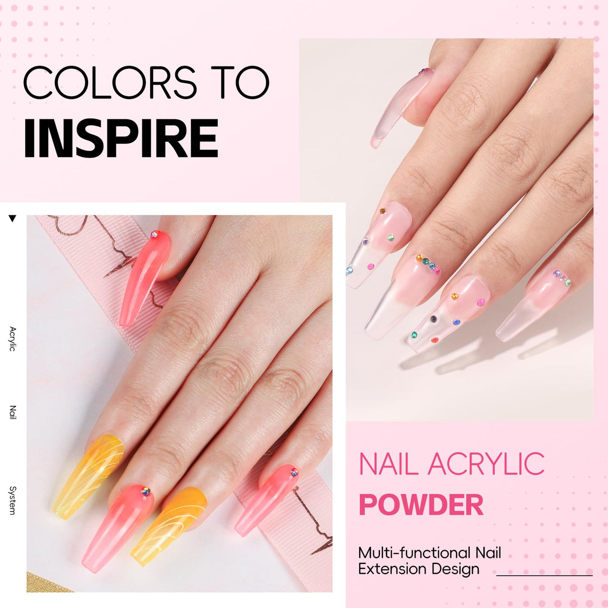 COSCELIA Acrylic Nail Kit packaging