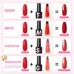 COSCELIA gel nail polish set packaging