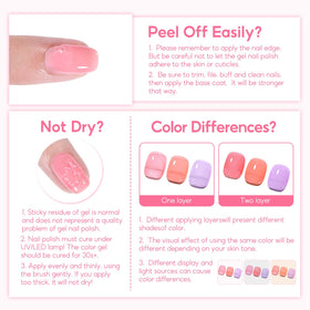 COSCELIA Jelly Gel Nail Polish Set with vibrant colours