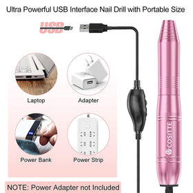 COSITTE Electric Nail Drill USB interface close-up
