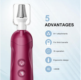 COSLUS C43 electric nail file with LED light