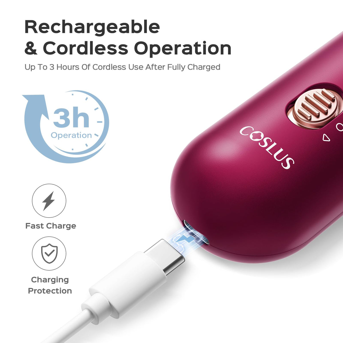 COSLUS C43 manicure kit with stainless steel drill bits