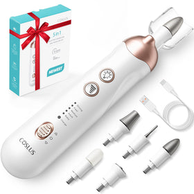 COSLUS C43 Professional Manicure Pedicure Kit front view with tools