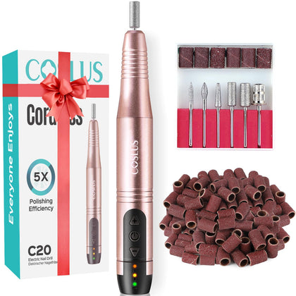 COSLUS Cordless Nail Drill Electric File front view