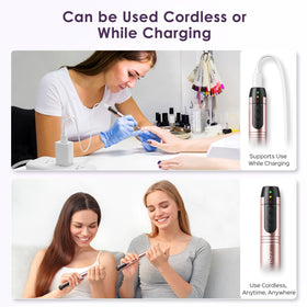 COSLUS Cordless Nail Drill Electric File with drill bits