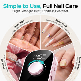 COSLUS E51 nail drill with charging cable