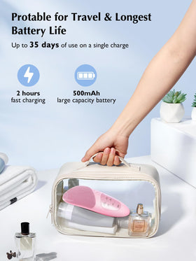 COSLUS JMY05 Silicone Face Scrubber lifestyle use