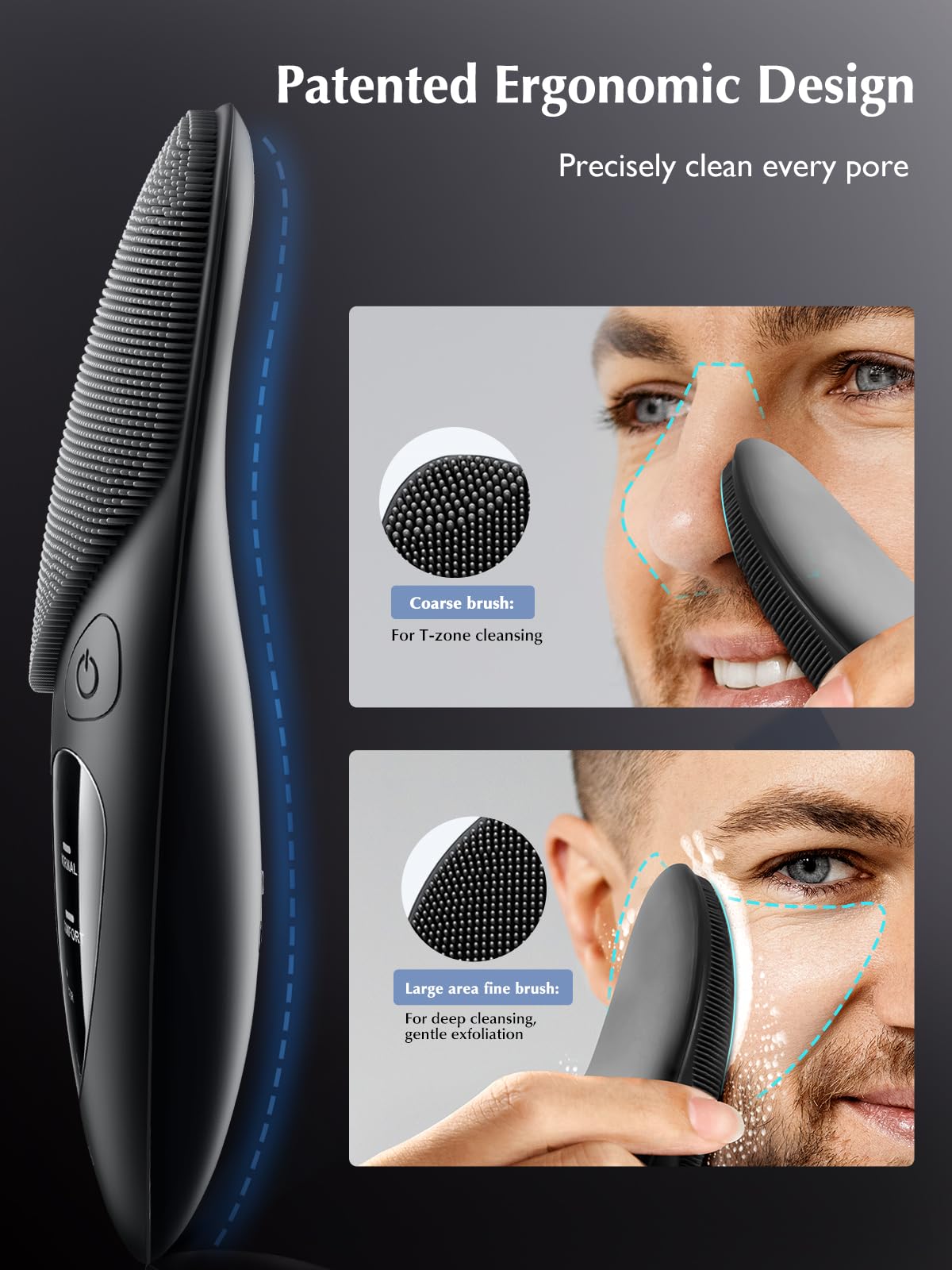COSLUS Silicone Face Scrubber in storage box