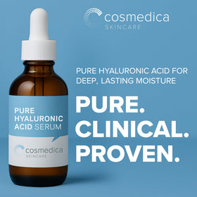 Cosmedica Skincare Hyaluronic Acid Serum 2oz back view