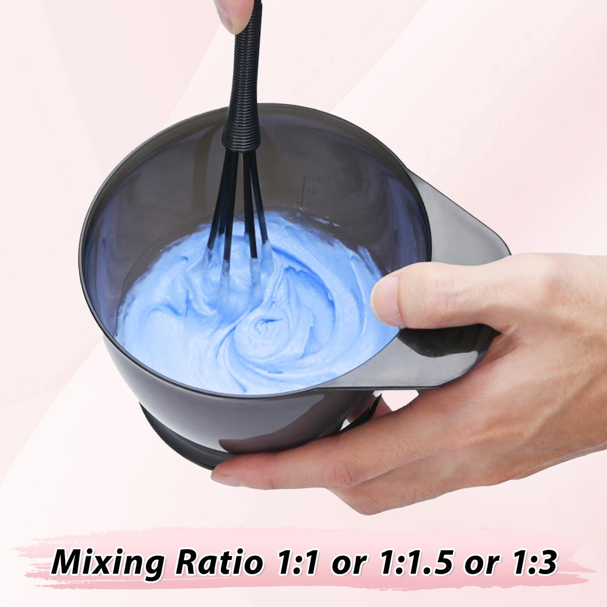 cosmpro Hair Bleach Powder 200g mixed with developer