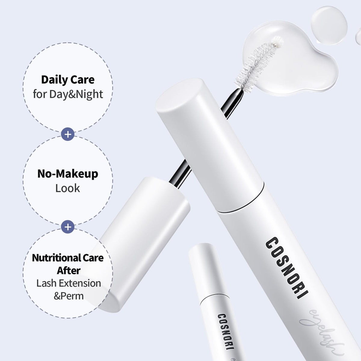 COSNORI Long Active Eyelash Serum applicator close-up