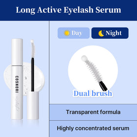 COSNORI Long Active Eyelash Serum in lifestyle setting on vanity