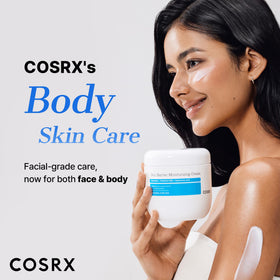 COSRX 100-Hour Hydration Ceramide Body Cream application on skin