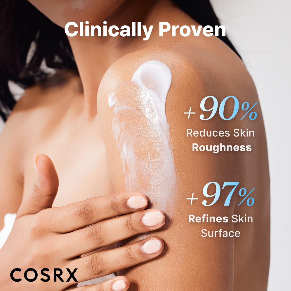 COSRX 100-Hour Hydration Ceramide Body Cream back view with ingredients