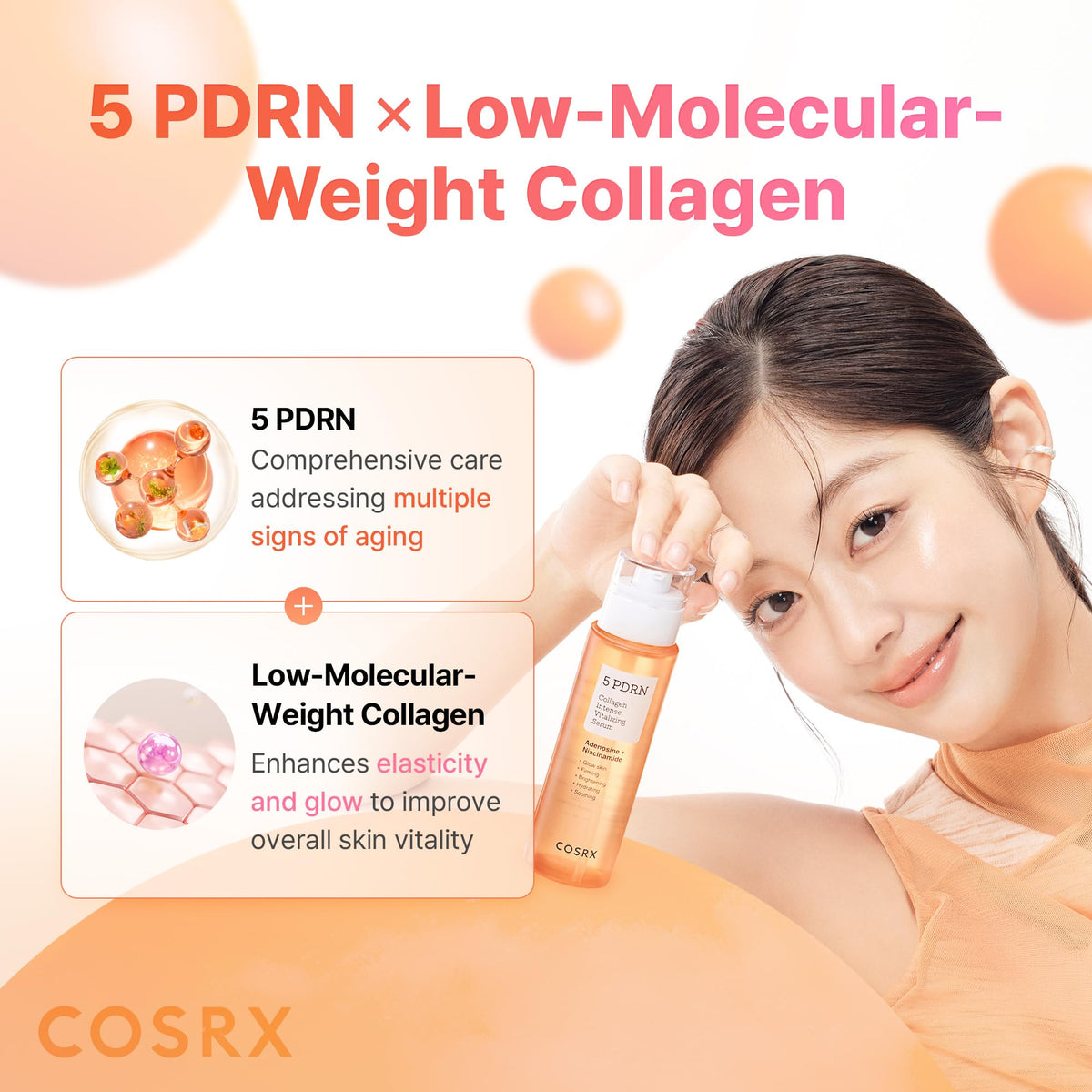COSRX 5 PDRN Collagen Serum side view