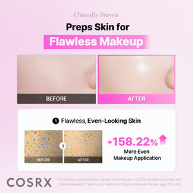 COSRX 6X Peptide Collagen Skin support Serum application on skin