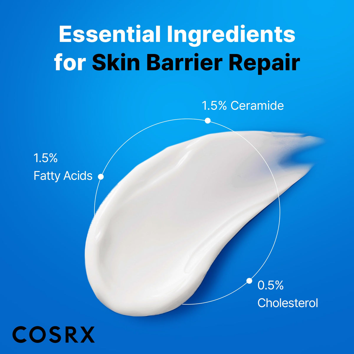 COSRX 7X Ceramide Moisturizer back view with ingredients