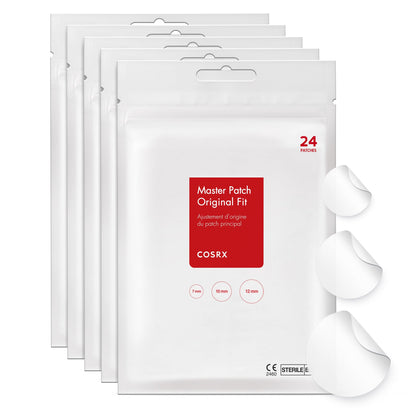 COSRX Acne Pimple Patches 120 Count front view with packaging