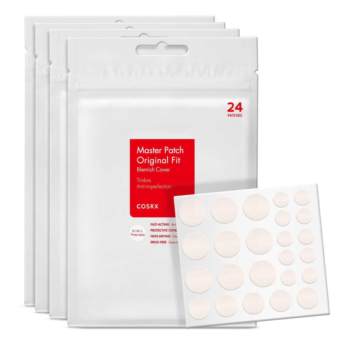 COSRX Acne Pimple Patches 96 Count front view