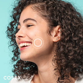 COSRX Acne Pimple Patches medium size patch on skin