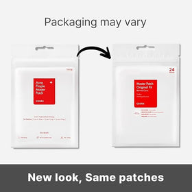 COSRX Acne Pimple Patches showing three sizes