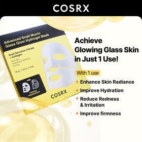COSRX Advanced Snail Mucin Hydrogel Face Mask close-up