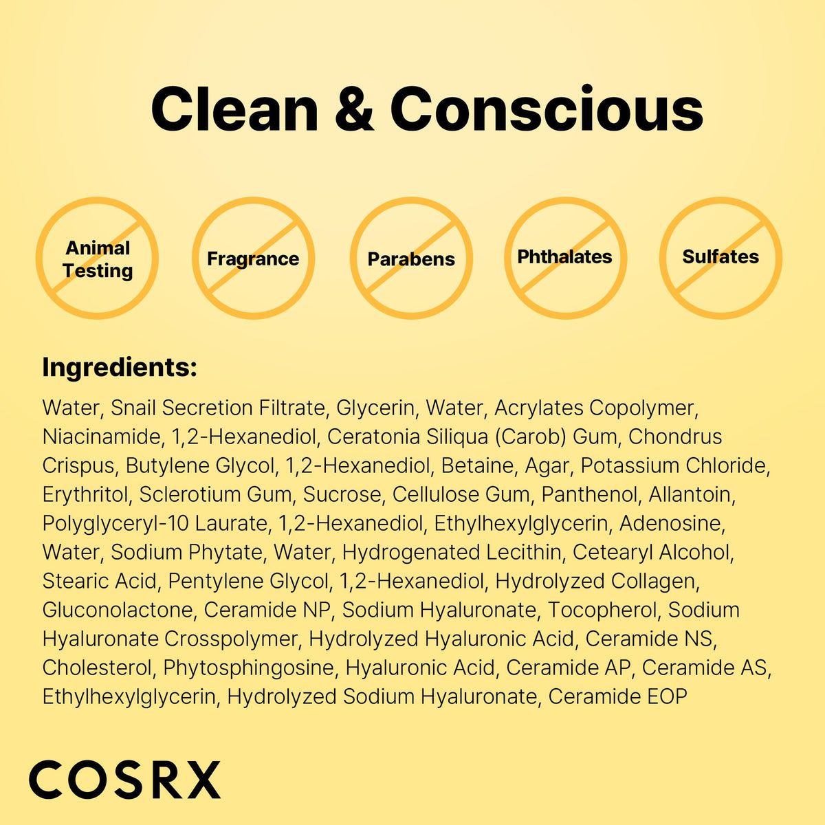 COSRX Advanced Snail Mucin Hydrogel Face Mask in use