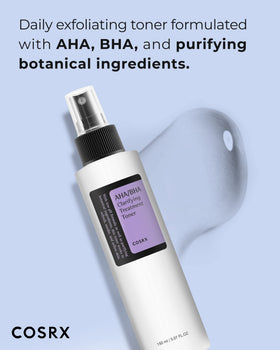 COSRX AHA/BHA Toner 5.07 fl.oz side view