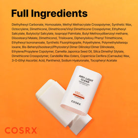 COSRX Airy-Light Clear Sunscreen Stick in lifestyle setting